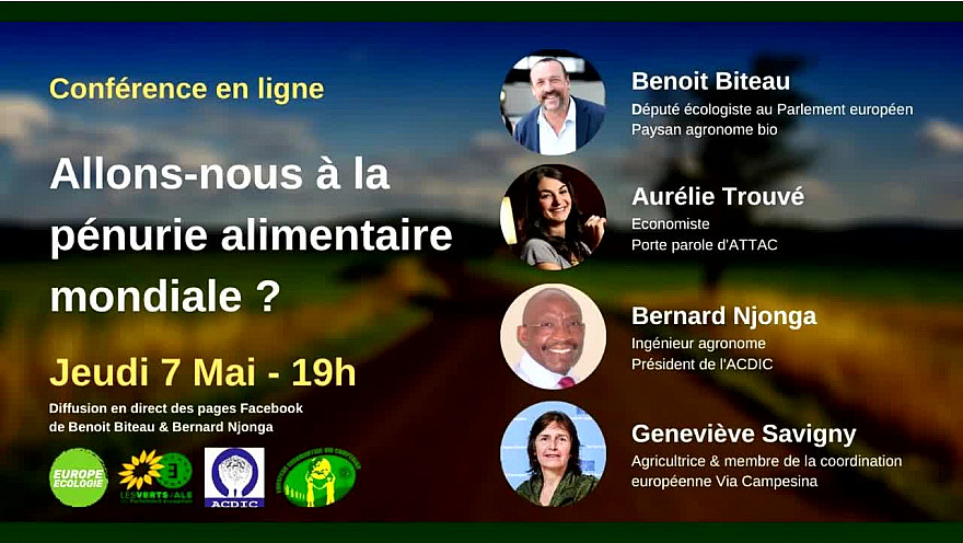 Benoît Biteau : 'Allons-nous à la Pénurie Alimentaire Mondiale ?' @BenoitBiteau @TrouveAurelie @bernardnjonga @savignygenevi @euroecolos