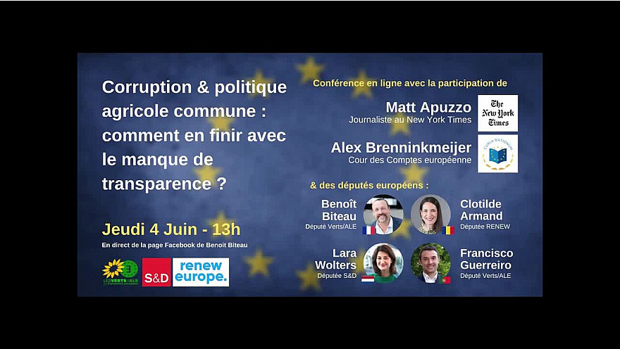 REPLAY 'Corruption & aides PAC : en finir avec le manque de transparence ?' @BenoitBiteau @clotilde_armand @BrenninkmeijerA @FGuerreiroMEP @mattapuzzo @larawoltersEU @AmeliePoinssot